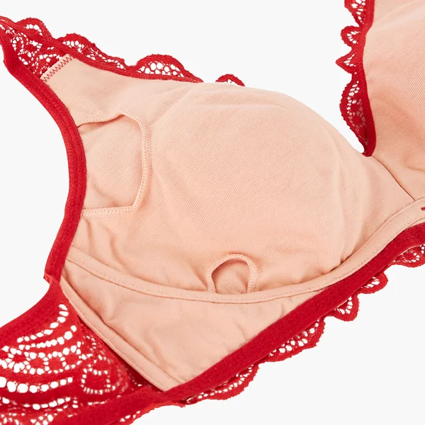 Soutien-gorge Post opératoire Triangle ROUGE