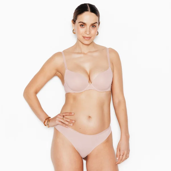 SOUTIEN-GORGE PUSH UP MICROFIBRE NATUREL