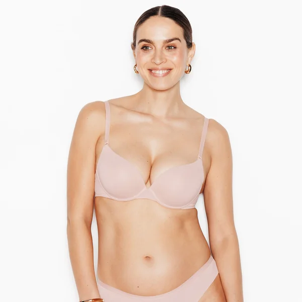 SOUTIEN-GORGE PUSH UP MICROFIBRE NATUREL