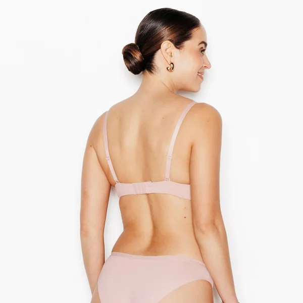 SOUTIEN-GORGE PUSH UP MICROFIBRE NATUREL