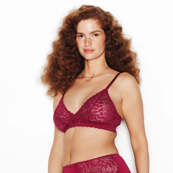 SOUTIEN-GORGE SANS ARMATURE BORDEAUX