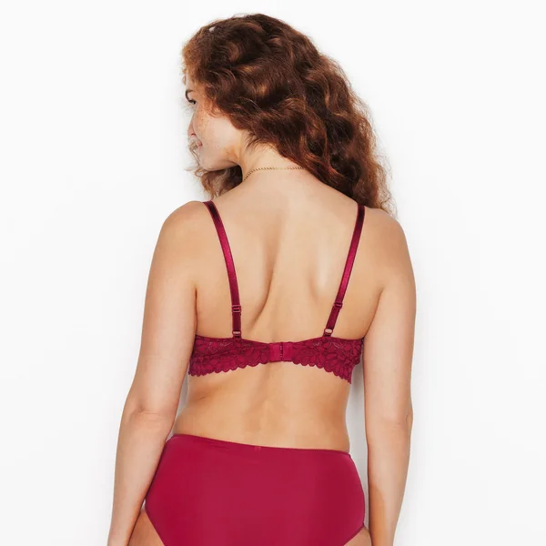 SOUTIEN-GORGE SANS ARMATURE BORDEAUX