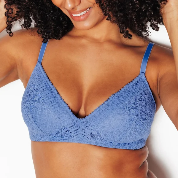SOUTIEN-GORGE SANS ARMATURES AMPLI BLEU