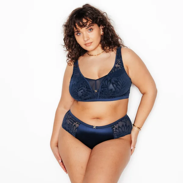 SOUTIEN-GORGE SANS ARMATURES MARINE