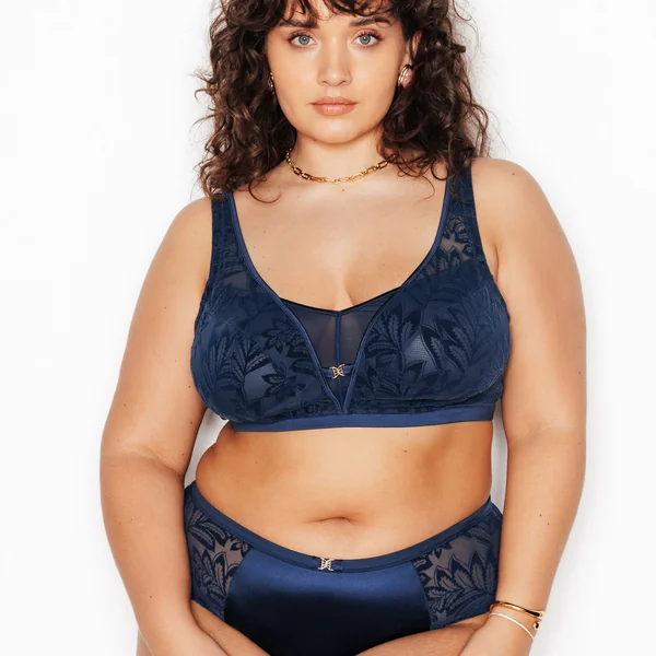 SOUTIEN-GORGE SANS ARMATURES MARINE