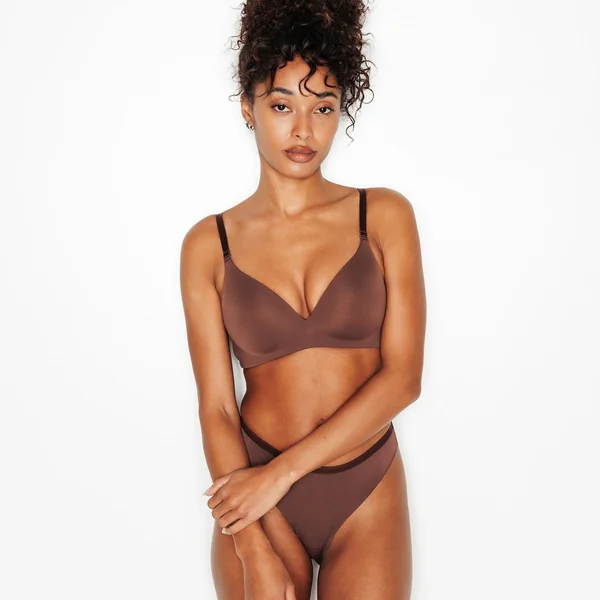 SOUTIEN-GORGE SANS ARMATURES MARRON