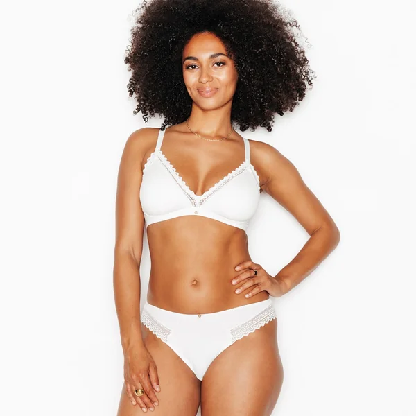 SOUTIEN-GORGE SANS ARMATURES MICROFIBRE ECRU