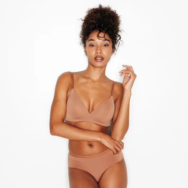 SOUTIEN-GORGE SANS ARMATURES PEAU BRONZEE
