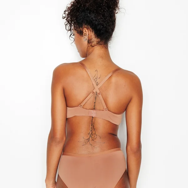 SOUTIEN-GORGE SANS ARMATURES PEAU BRONZEE