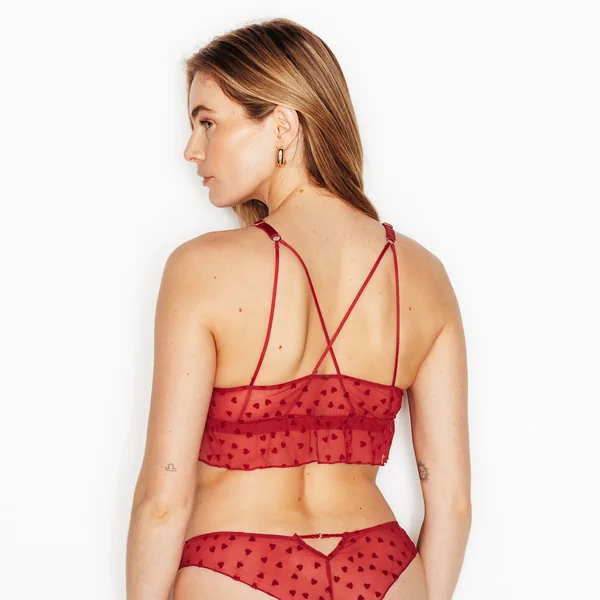 SOUTIEN-GORGE SANS ARMATURES ROUGE
