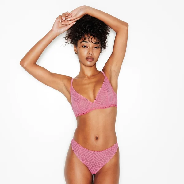 SOUTIEN-GORGE TRIANGLE ARMATURE ROSE