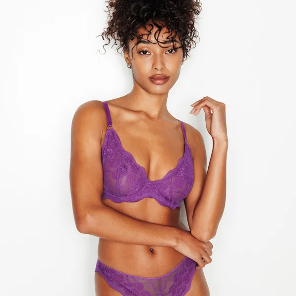 SOUTIEN-GORGE TRIANGLE EMBOITANT VIOLET