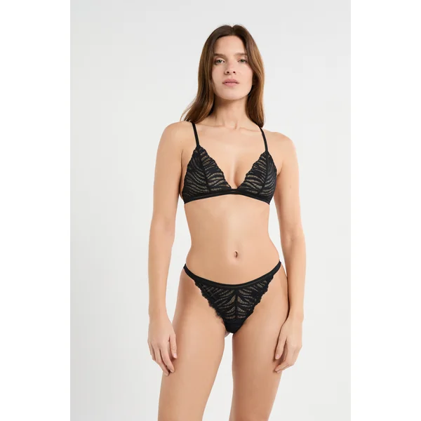 Soutien-gorge triangle en dentelle