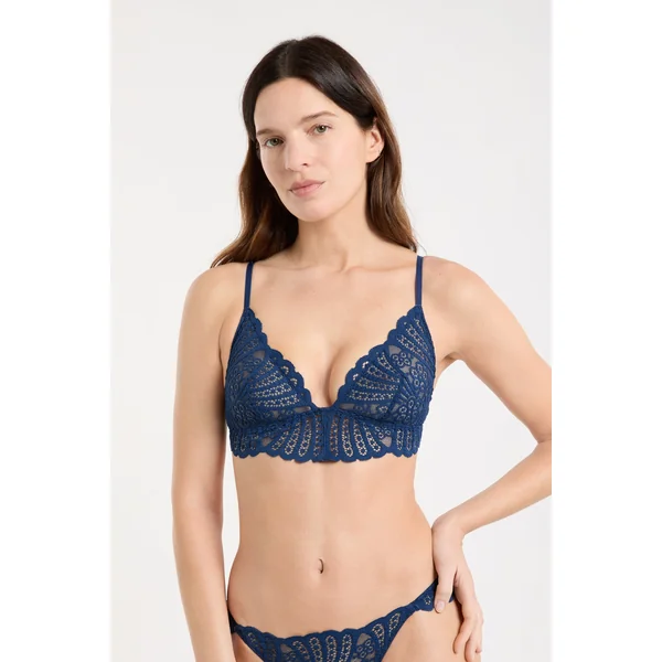 Soutien-gorge triangle en dentelle