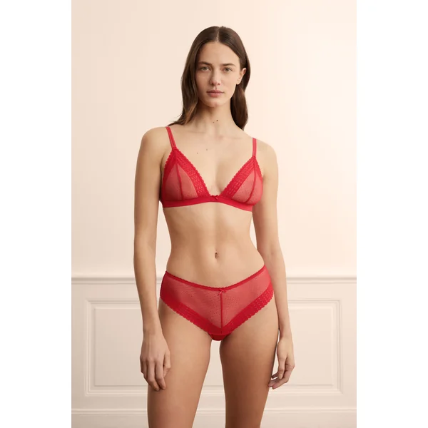 Soutien-gorge triangle en dentelle