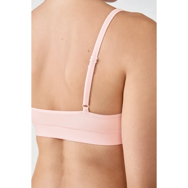 Soutien-gorge triangle en microfibre avec pads amovibles
