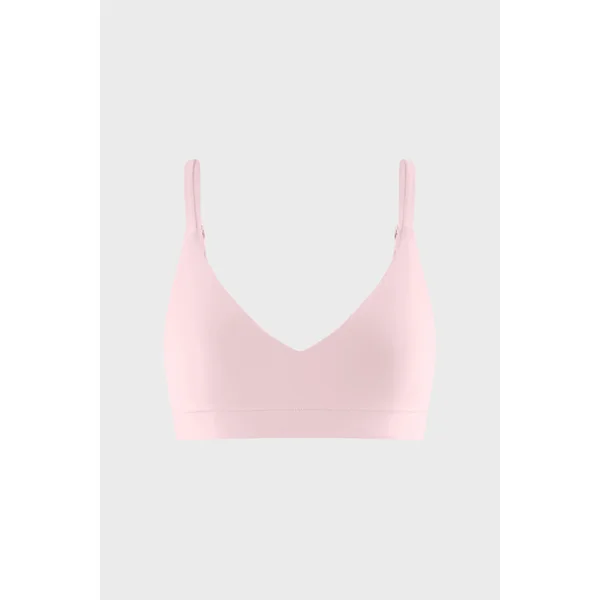 Soutien-gorge triangle en microfibre avec pads amovibles