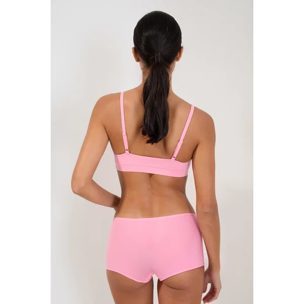 Soutien-gorge triangle en microfibre avec pads amovibles