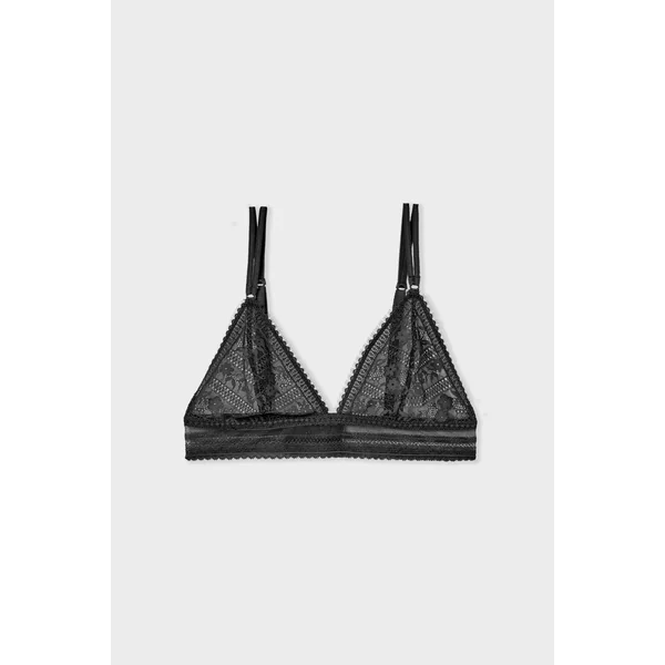 Soutien-gorge triangle sans armartures en dentelle
