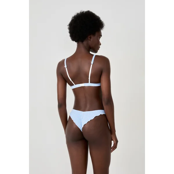 Soutien-gorge triangle sans armatures avec broderie
