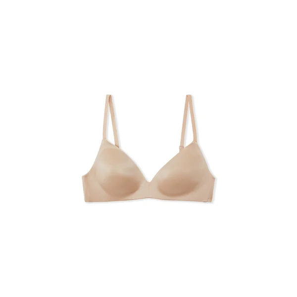 Soutien-gorge triangle sans armatures satiné