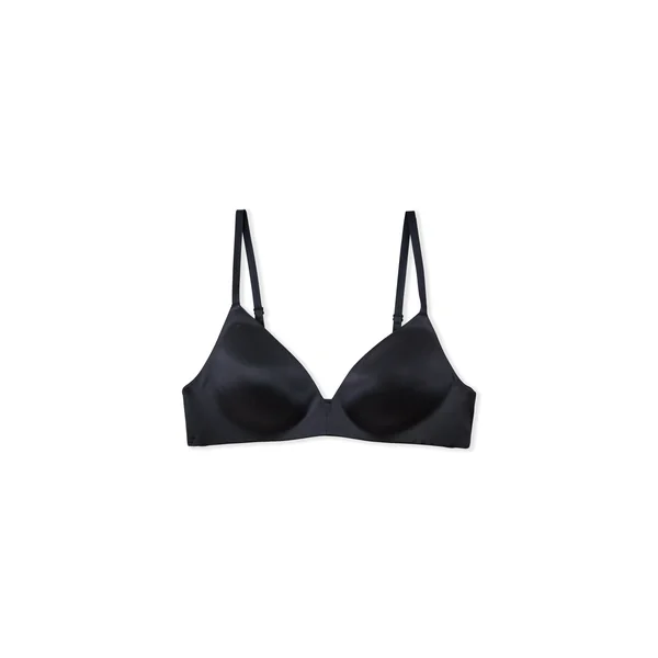 Soutien-gorge triangle sans armatures satiné