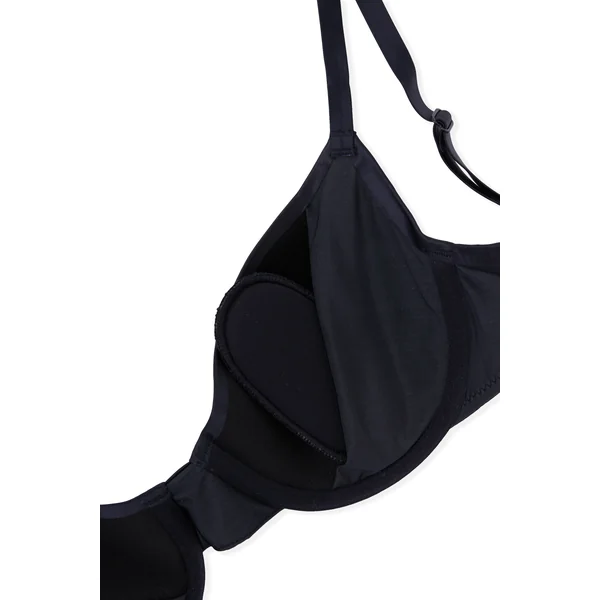 Soutien-gorge triangle sans armatures satiné
