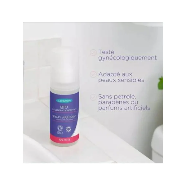Spray Apaisant Post-accouchement Bio (Le flacon de 100 ml)