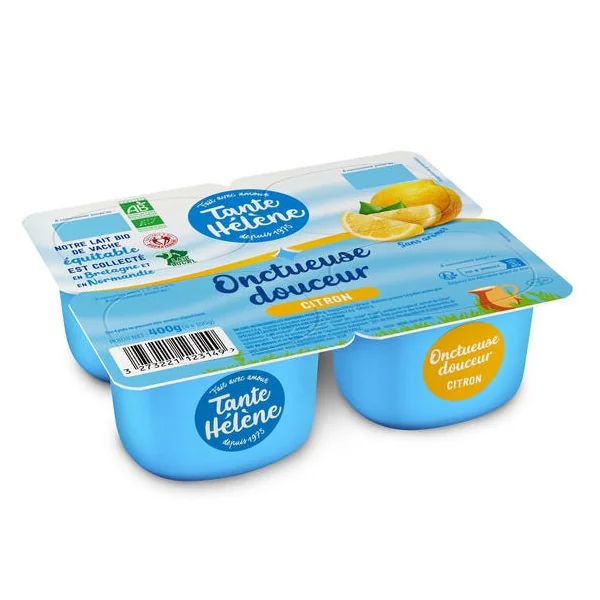 Spécialité laitière brassé onctueux citron 4x100g