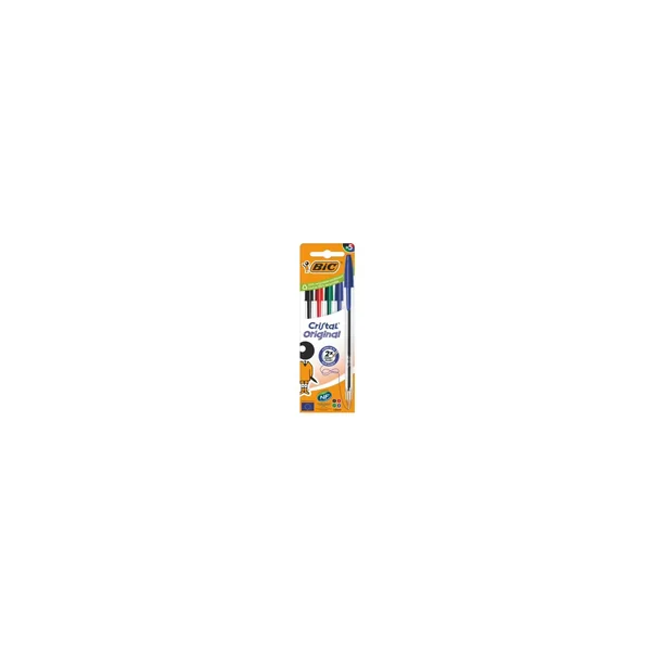 Stylo à bille Cristal - Bic - Lot de 5