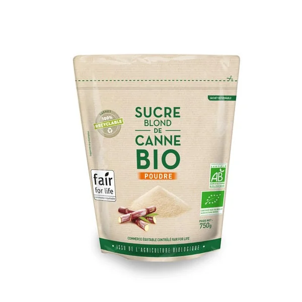 Sucre canne blond doypack 750g