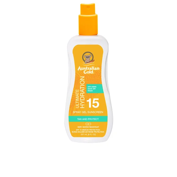 SUNSCREEN SPRAY GEL clear SPF15