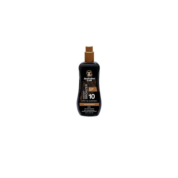 SUNSCREEN SPRAY GEL with instant bronzer SPF10