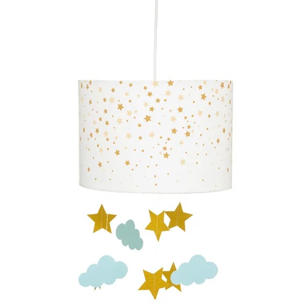Suspension enfant étoile et nuage 30x20x30cm