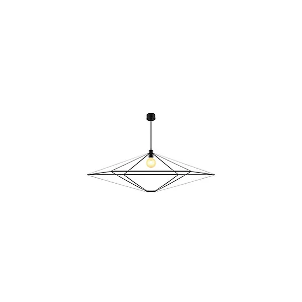 Suspension Heyka E27 IP20 noir 120 cm