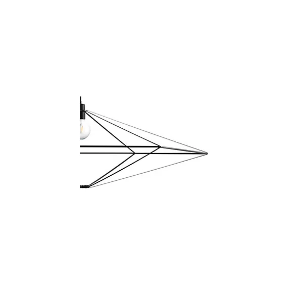 Suspension Heyka E27 IP20 noir 120 cm