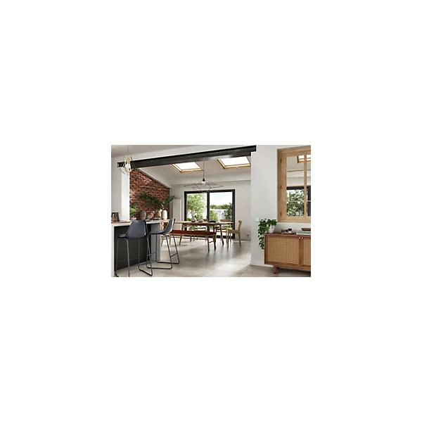 Suspension Heyka E27 IP20 noir 120 cm