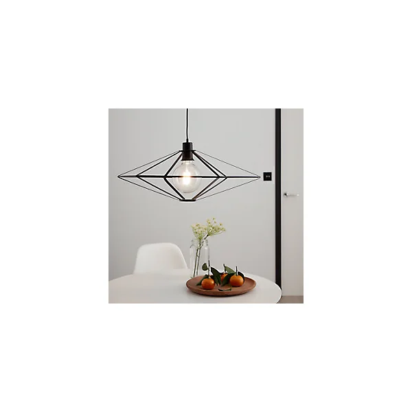Suspension Heyka GoodHome E27 noir 760lm