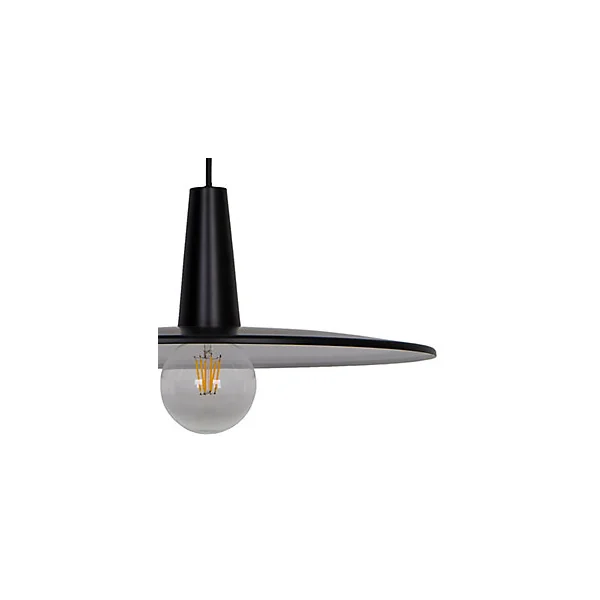Suspension Hibonit E27 IP20 noir 45cm