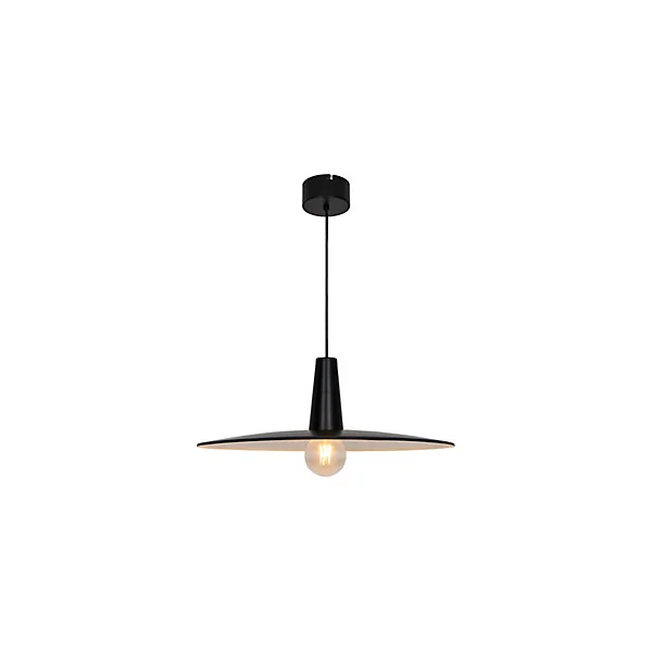 Suspension Hibonit E27 IP20 noir 58cm