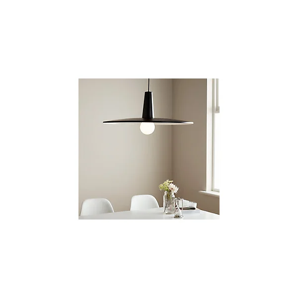 Suspension Hibonit E27 IP20 noir 58cm