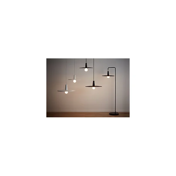 Suspension Hibonit E27 IP20 noir 58cm