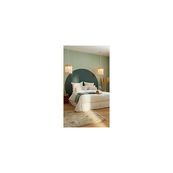 Suspension Hikari E27 40W IP20 ⌀38xH.125cm bambou coloris naturel Corep