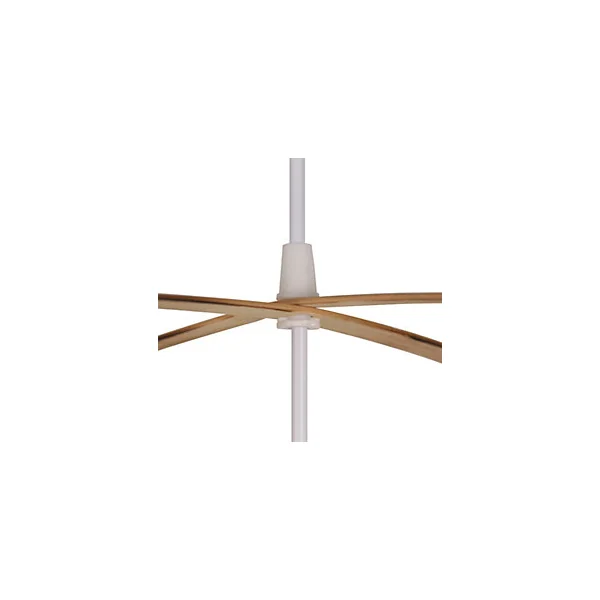 Suspension Hikari E27 40W IP20 ⌀38xH.125cm bambou coloris naturel Corep