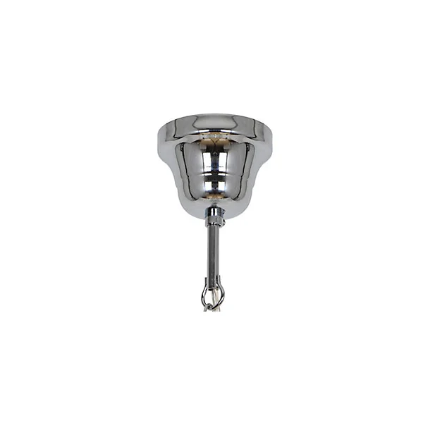 Suspension Hovland 3 lampes E14 IP20 argent et blanc