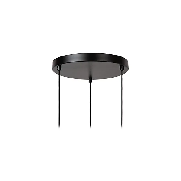 Suspension Ilona en verre colorés 3 lampes IP20 3 x E27 120W H.174cm Lucide