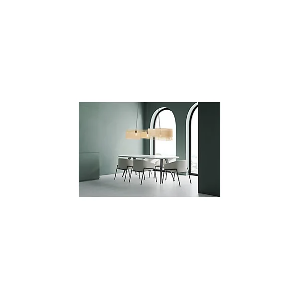 Suspension Jaffna 3 lumières réglable E27 IP20 60W Nordlux naturel