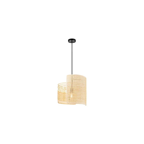Suspension Jaffna réglable E27 IP20 60W Ø38 cm Nordlux naturel