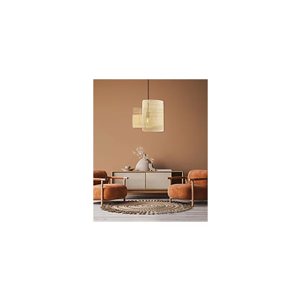 Suspension Jaffna réglable E27 IP20 60W Ø38 cm Nordlux naturel