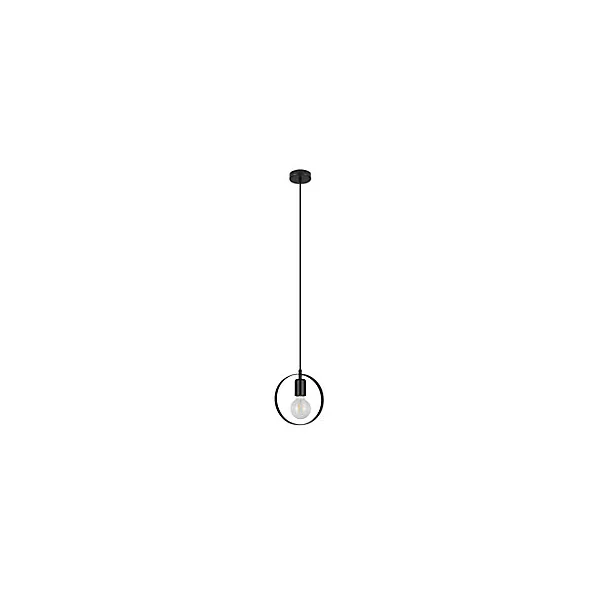 Suspension Kaitains E27 IP20 ⌀20cm noir